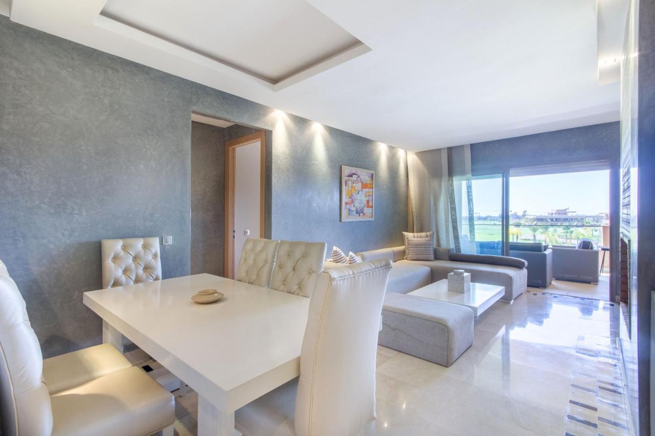 마라케시 Lumineux Et Vue Degagee Sur Piscine A Prestigia 아파트 외부 사진