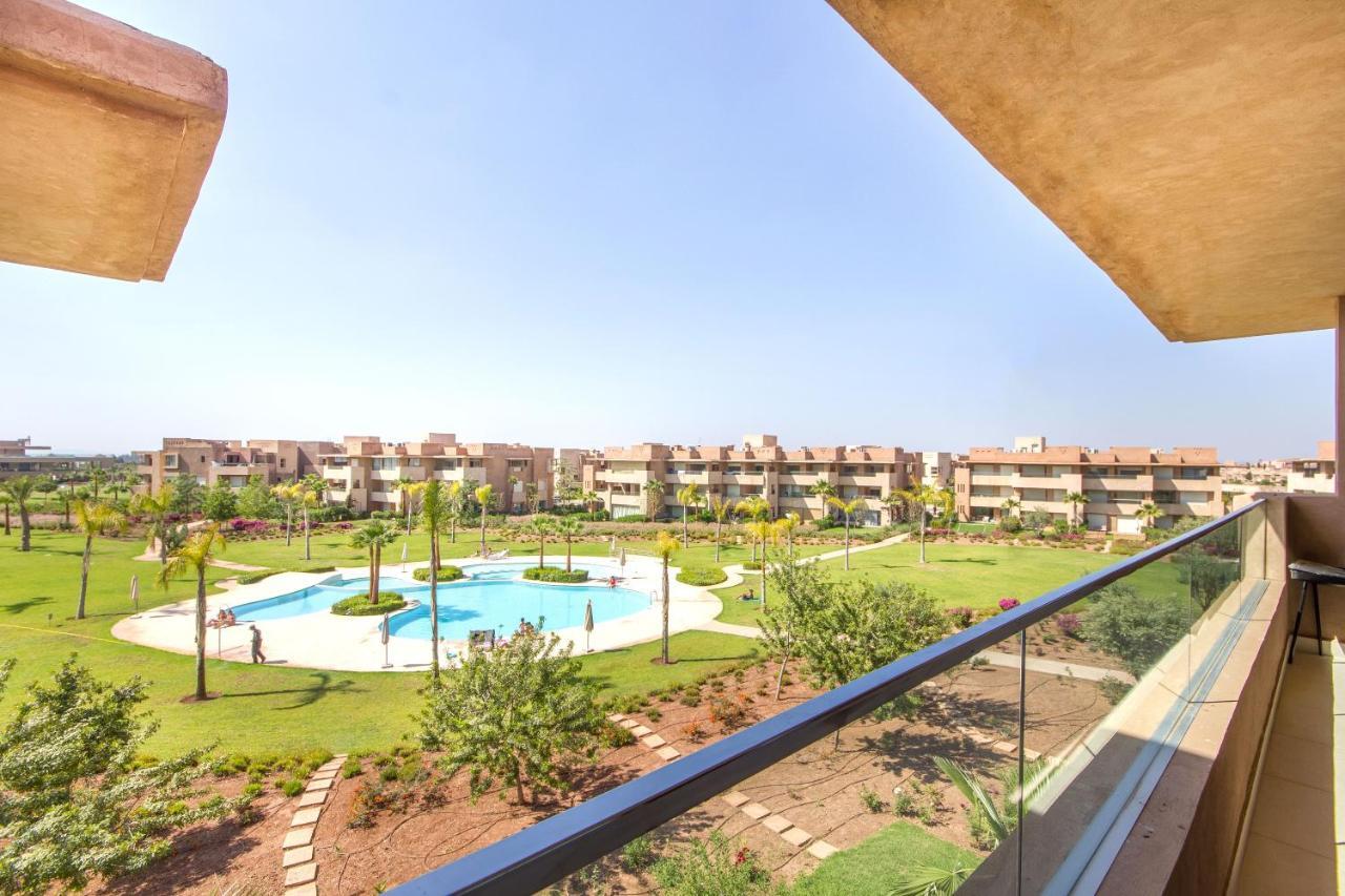 마라케시 Lumineux Et Vue Degagee Sur Piscine A Prestigia 아파트 외부 사진