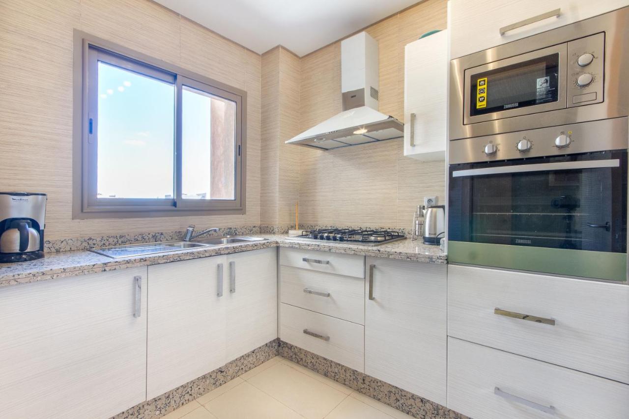 마라케시 Lumineux Et Vue Degagee Sur Piscine A Prestigia 아파트 외부 사진